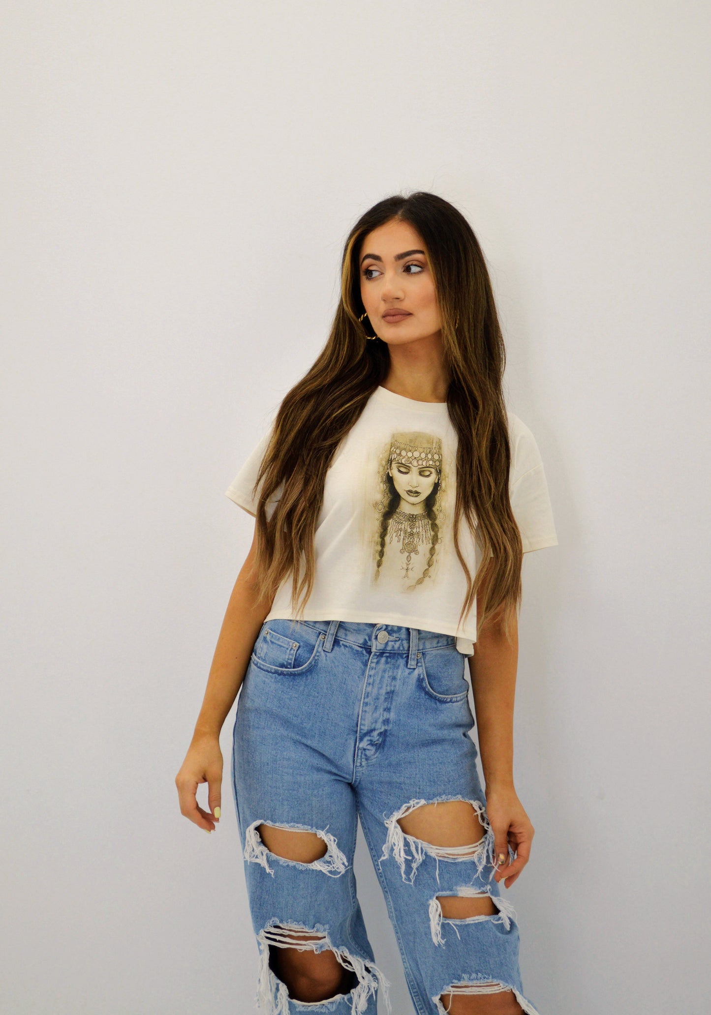 Pray Crop Tee